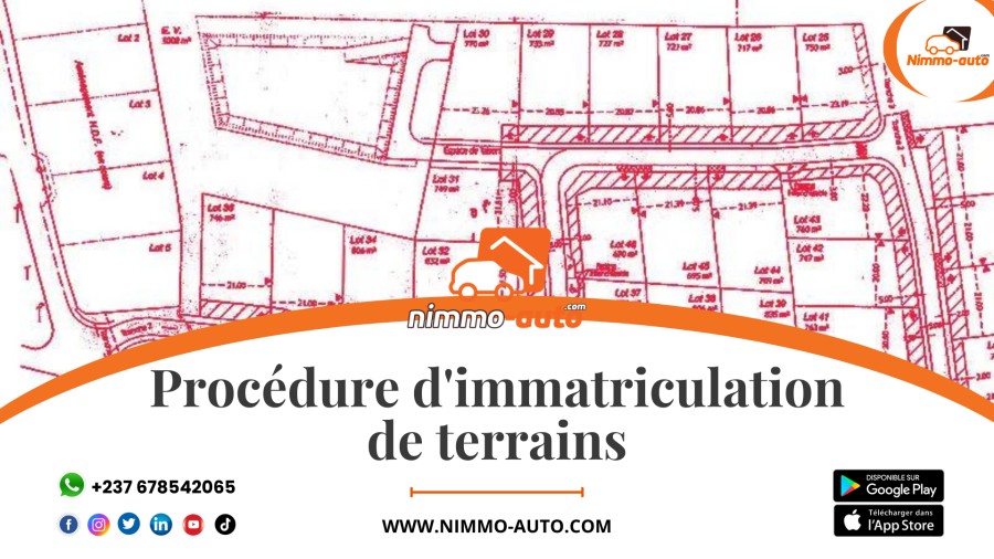 procédure d'immatriculation de terrains