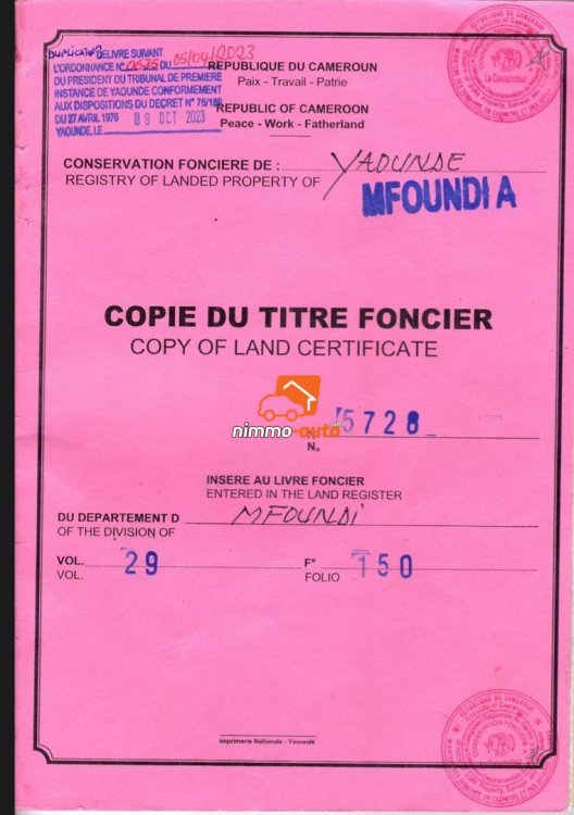 terrain bati à vendre à bastos