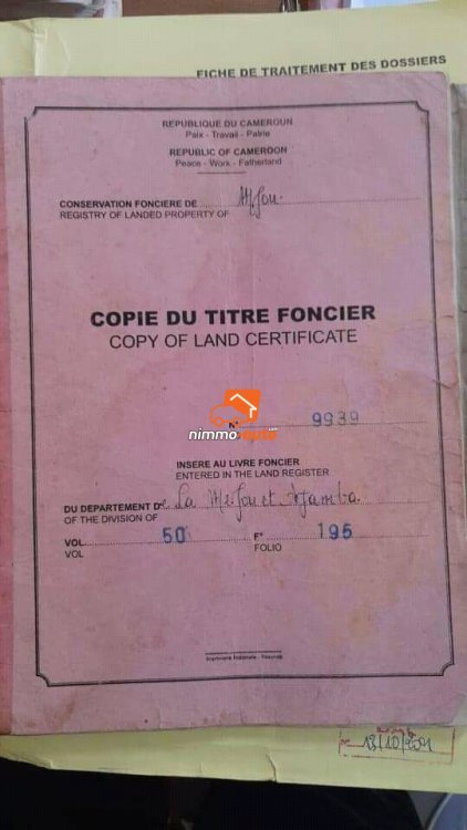Terrain a vendre à mfou au quartier enieg
