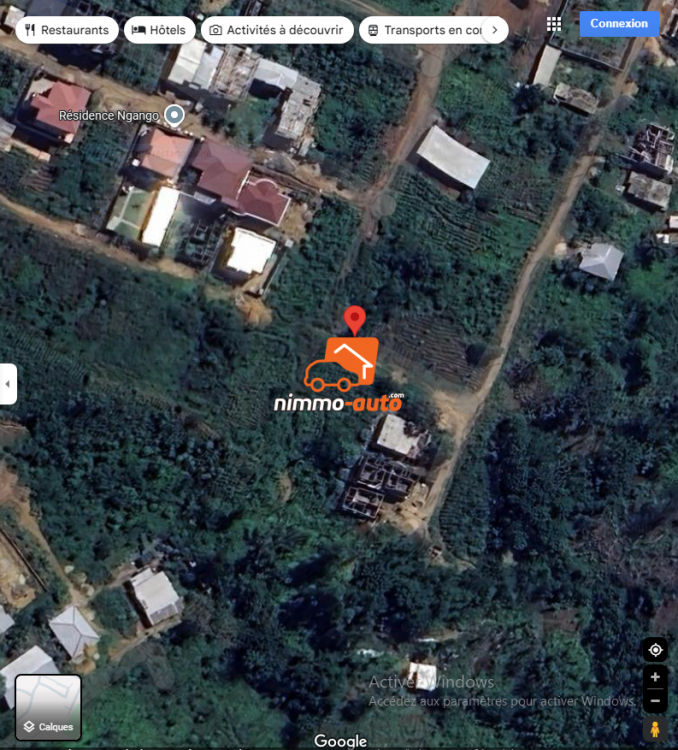 super terrain terrain situé a 50m de la route au quartier lendi douala