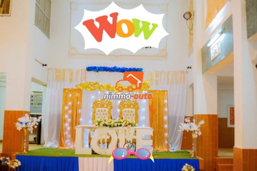 Salle de fête à louer à Monti Yaoundé