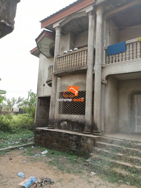 A land with a duplex for sale located in Bojongo-Bonaberi