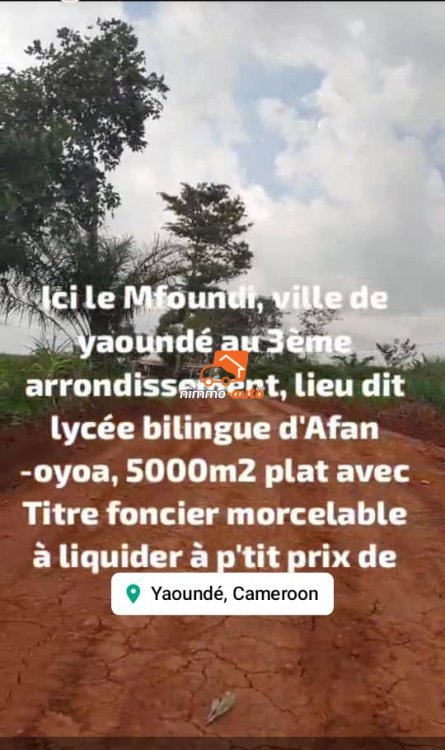 Terrain Plat Titré à vendre à Ahala