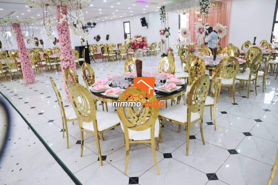 SOMPTUEUSE SALLE DE FETE A LOUER A  KONDENGUI POUR VOS EVENEMENTS