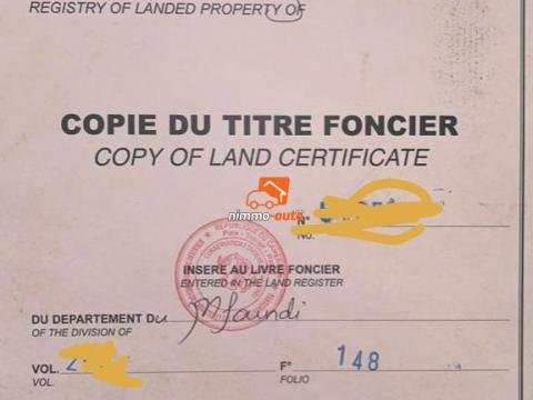 Terrain titré à vendre à omnisports