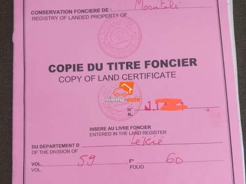 Terrain à vendre à Nyom Nkomndamba