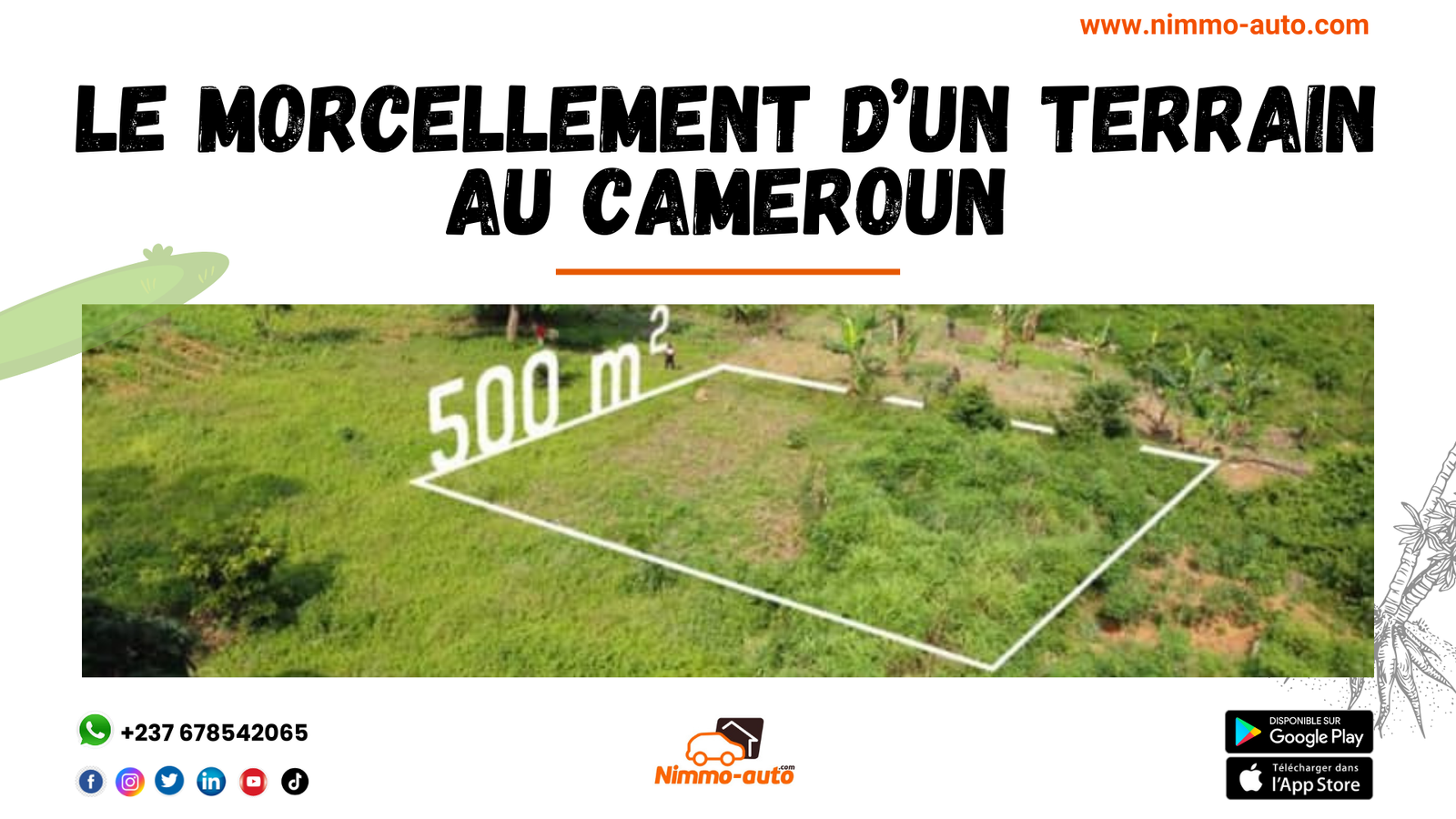 LE MORCELLEMENT D’UN TERRAIN AU CAMEROUN