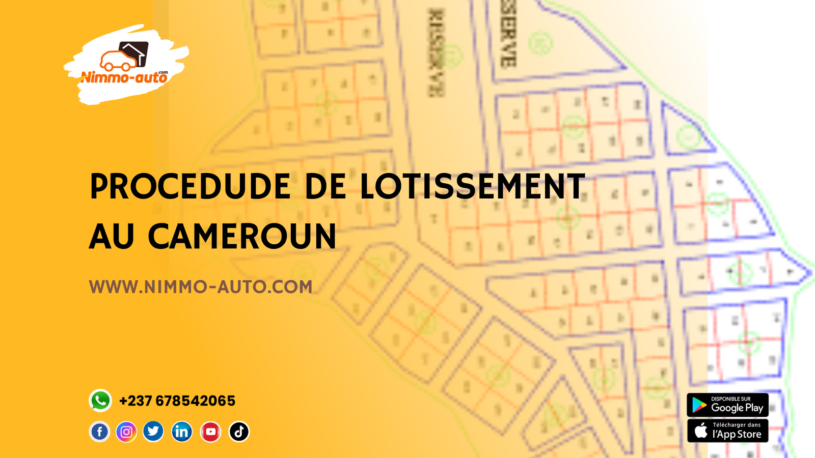 LA PROCEDURE DE LOTISSEMENT AU CAMEROUN